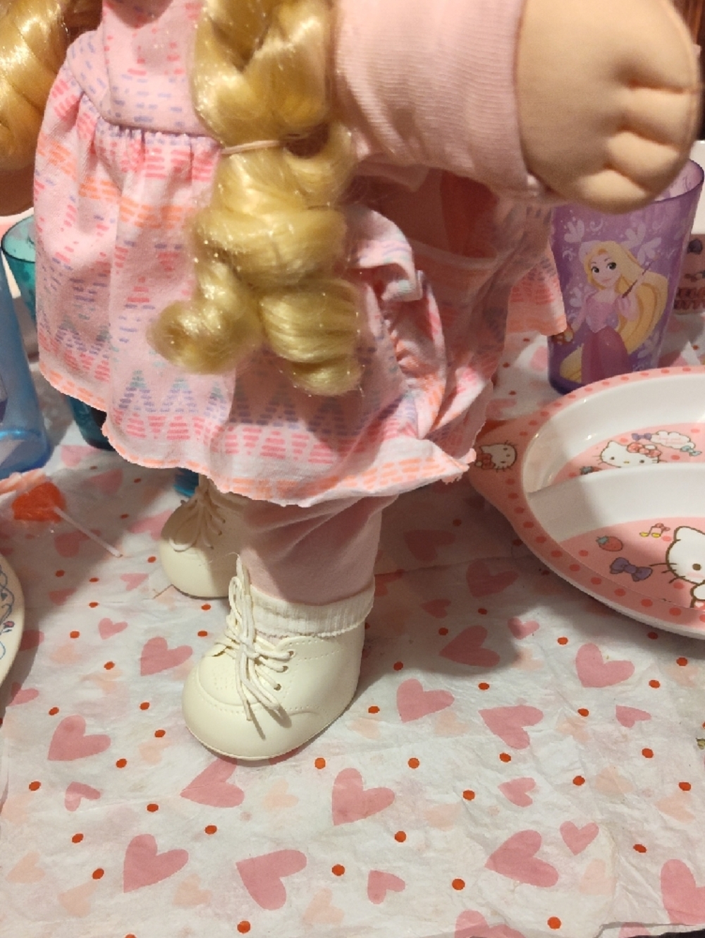 Cabbage Patch Kids 2015 Blonde-Haired Playtime Doll in Pink Outfit - Picture 7 of 16